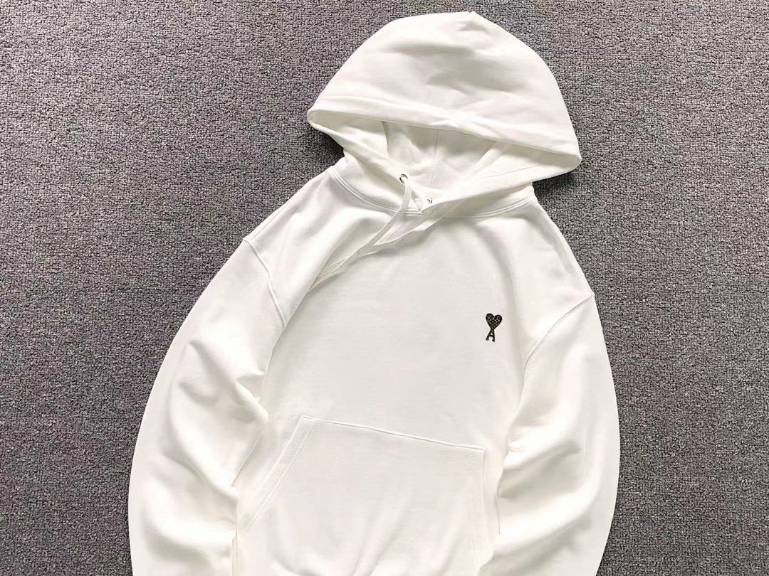 AMI 118 AMI HOODIE 57280188 (Im 170Cm 60Kg I Wear Size M In The Phot) - Image 10