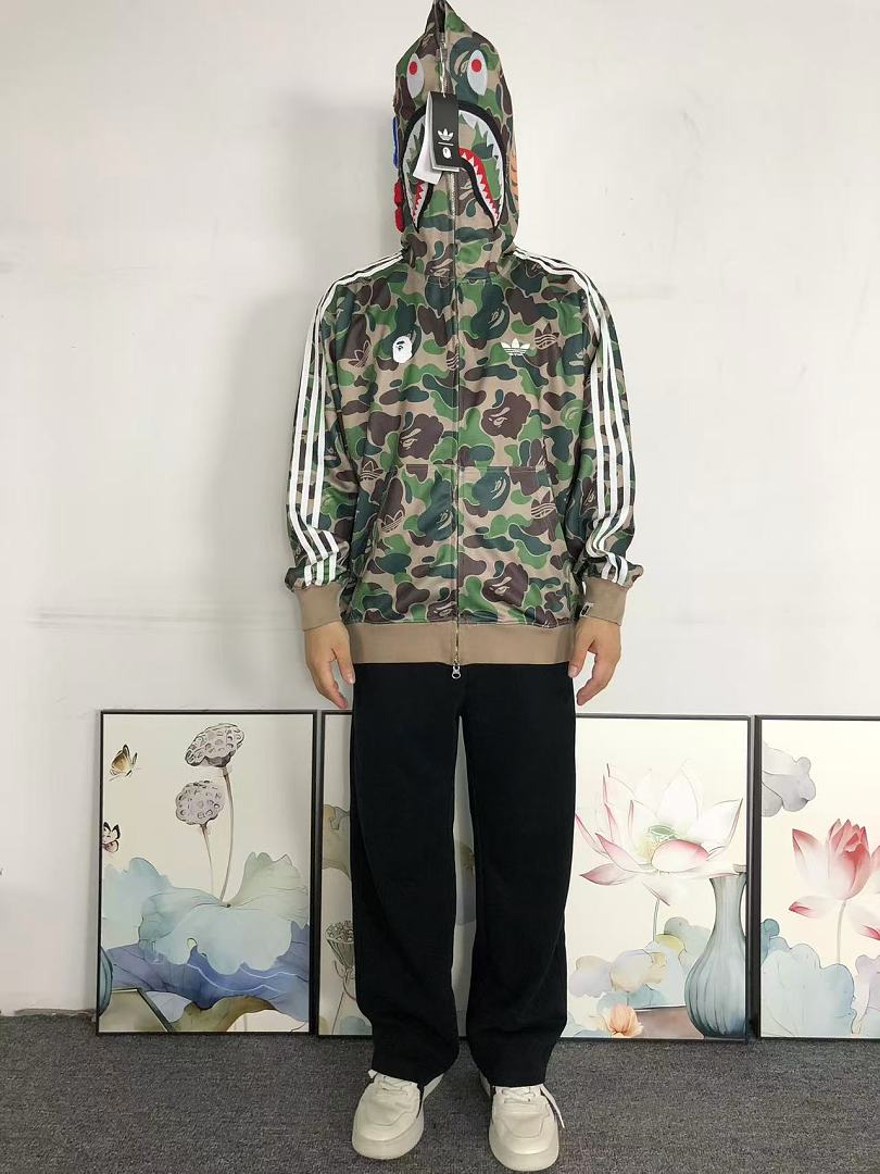Adidas 258 A⭐I⭐AS BAPE HOODIE 1241811159 (Im 170Cm 60Kg I Wear Size S In The Phot) - Image 3