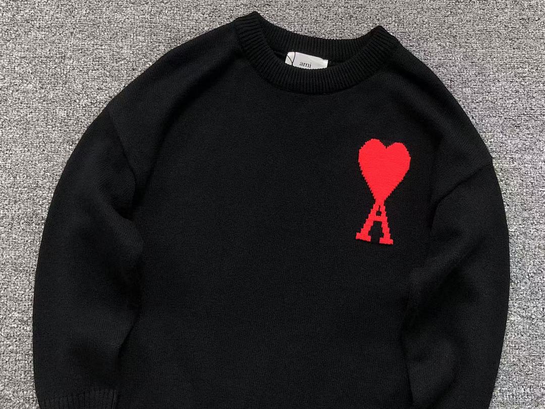 AMI 218 AMI SWEATER 21121901001 (Im 170Cm 60Kg I Wear Size S In The Phot) - Image 24