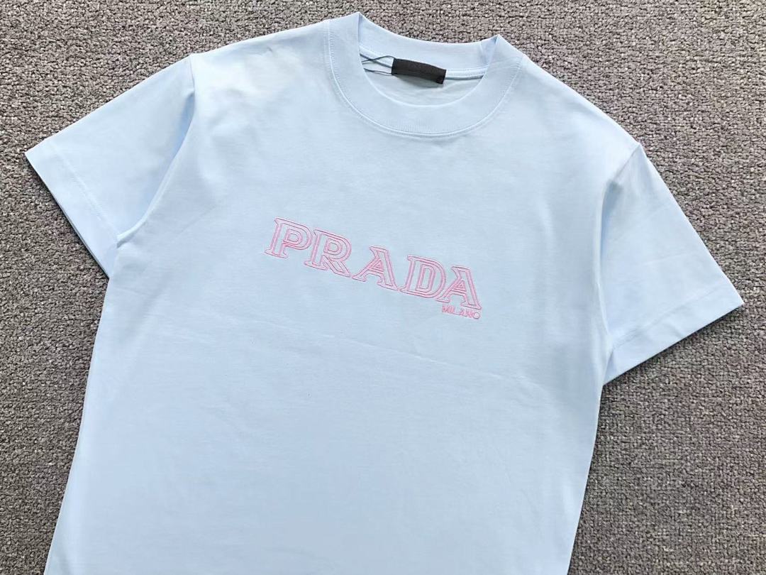 Prada 115 P⭐A⭐A T-SHIRT 510102681 (Im 170Cm 60Kg I Wear Size S In The Phot) - Image 13