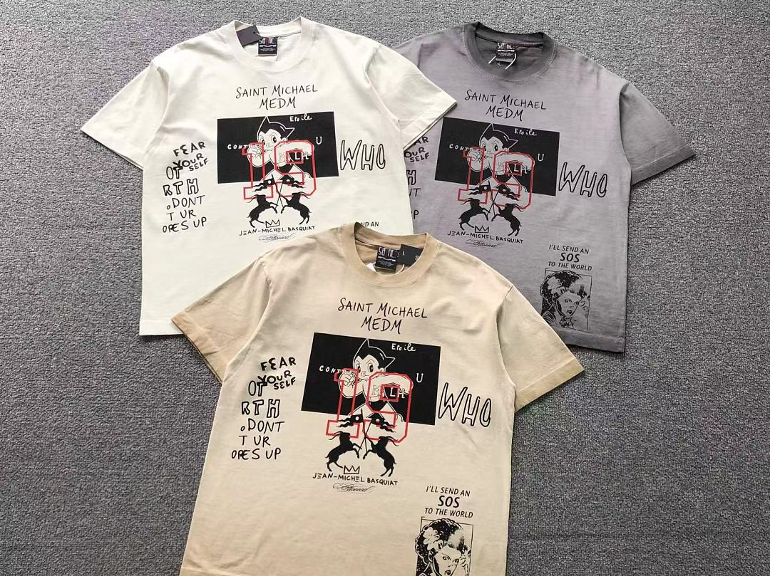 Chanel 98 SAINT MICHAEL T-SHIRT 42081405155 (Im 170Cm 60Kg I Wear Size S In The Phot) - Image 6