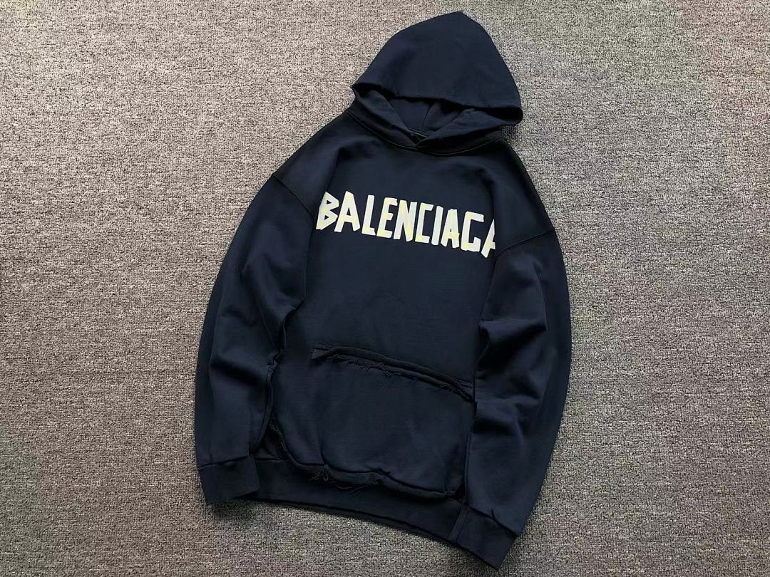 Balenciaga 225 B⭐L⭐⭐⭐IA⭐A HOODIE 5101172136 (Im 170Cm 60Kg I Wear Size S In The Phot) - Image 15