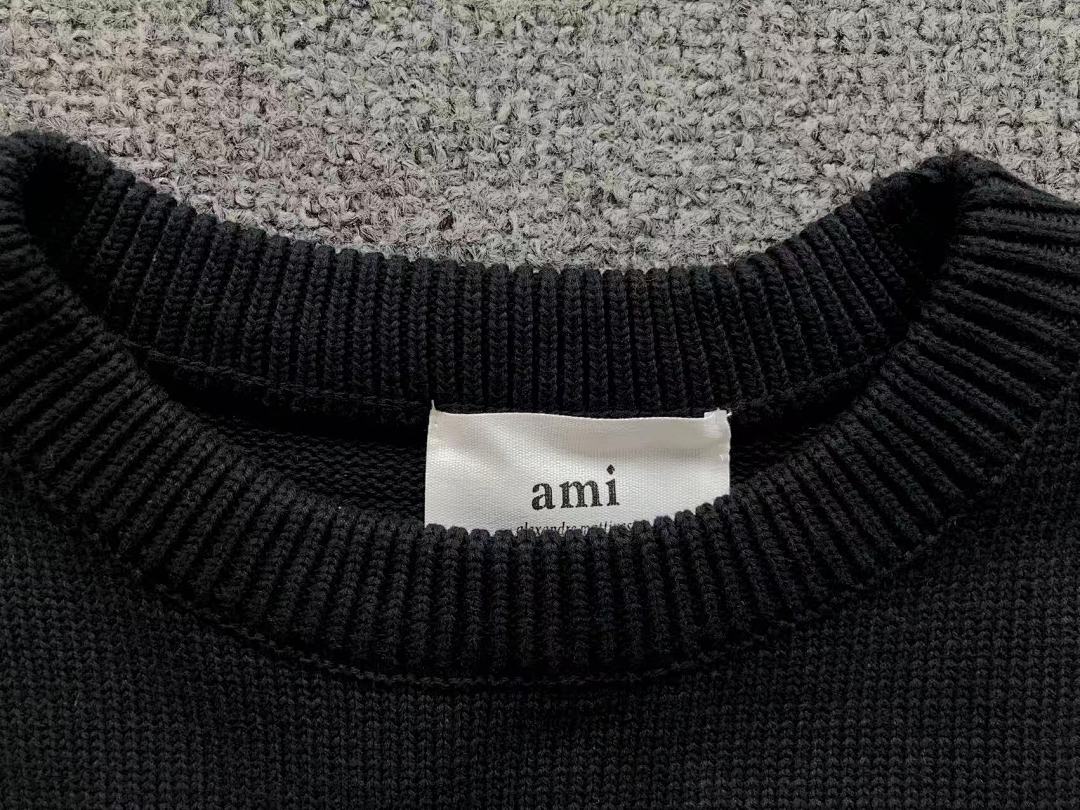 AMI 158 AMI SWEATER 21101107125 (Im 170Cm 60Kg I Wear Size S In The Phot) - Image 27