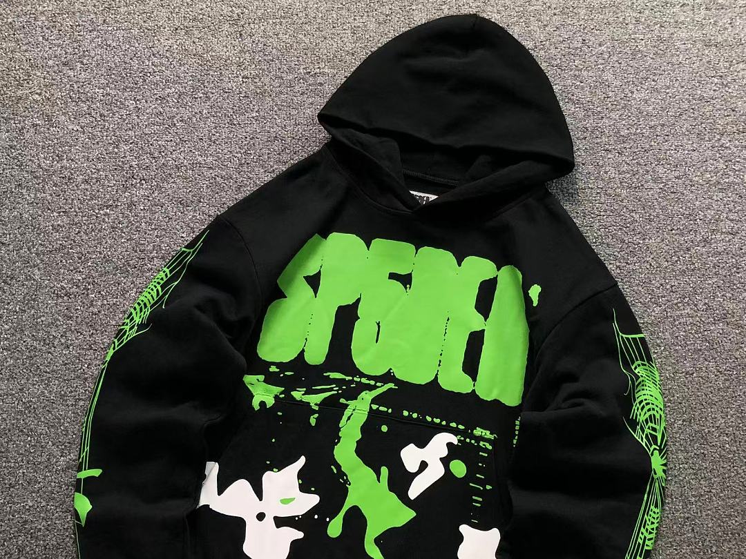 Sp5der TROUSERS SP5DER HOODIE - Image 10