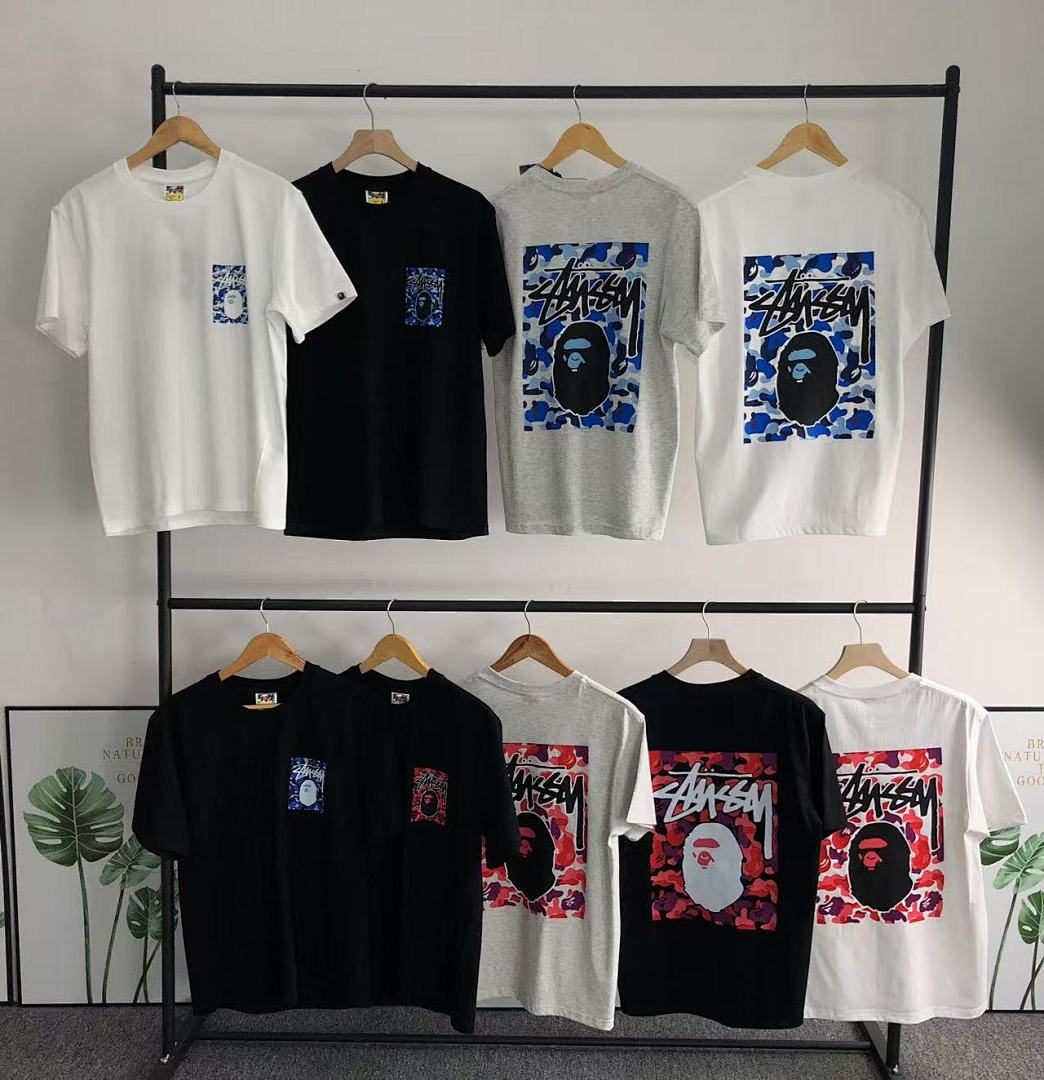 Bape 79 BAPE STUSSY T-SHIRT 411183542 (Im 170Cm 57Kg I Wear Size S In The Phot) - Image 53