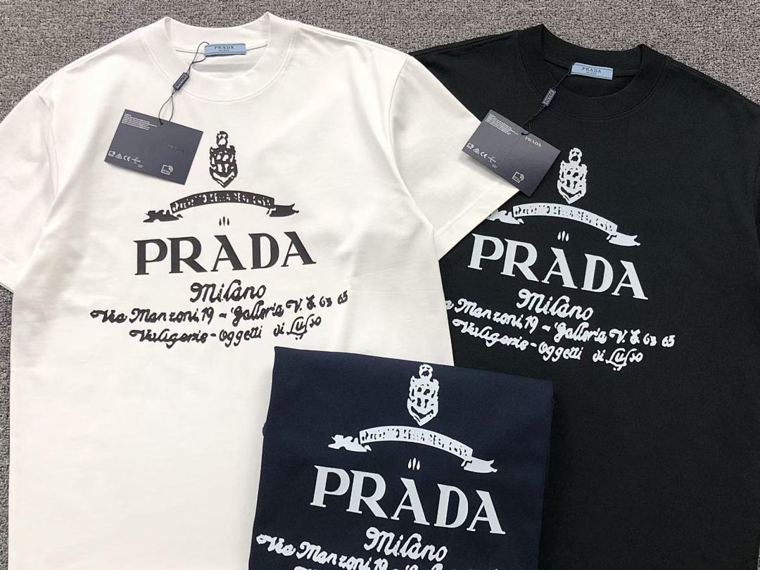 Prada 108 P⭐A⭐A T-SHIRT 411132421 (Im 170Cm 57Kg I Wear Size M In The Phot) - Image 6
