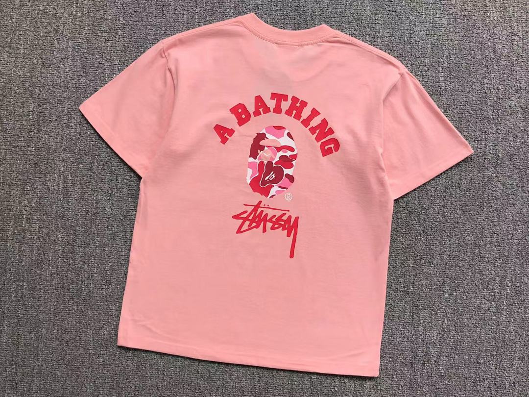 Bape 78 BAPE STUSSY T-SHIRT 1102090742 (Im 170Cm 55Kg I Wear Size S In The Phot) - Image 11
