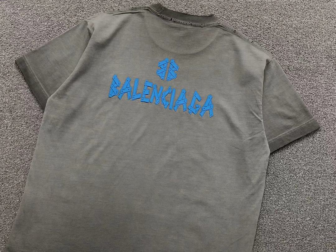 Balenciaga 128 B⭐L⭐⭐⭐IA⭐A T-SHIRT 42042909133 (Im 170Cm 60Kg I Wear Size 2XL In The Phot) - Image 13