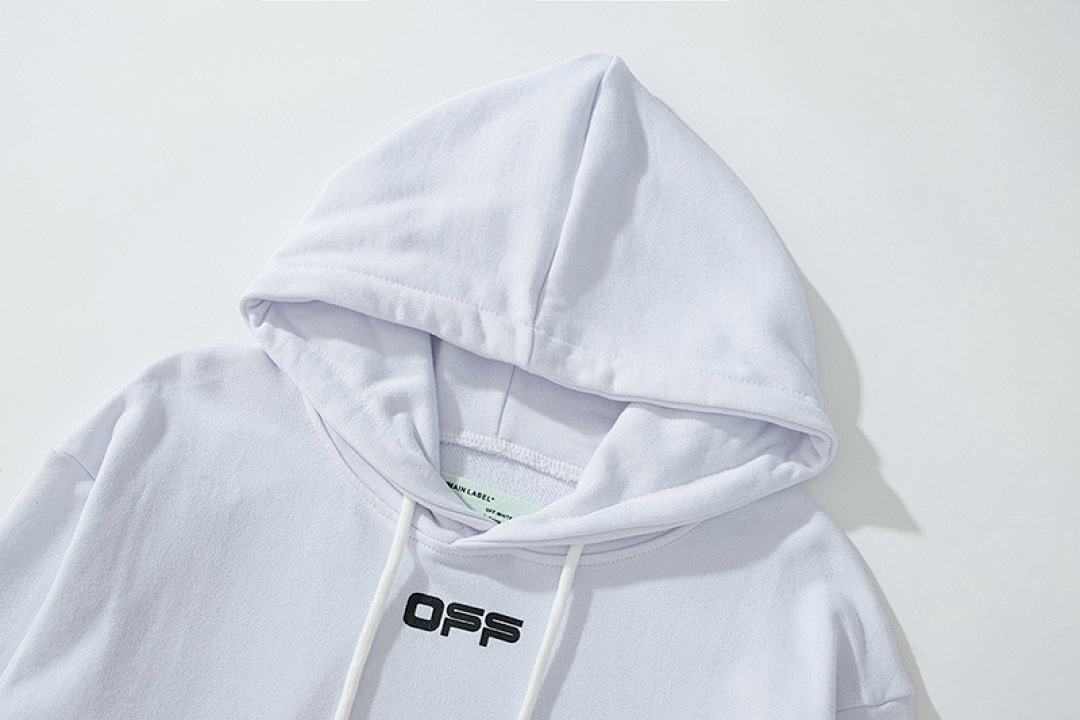 Off-White 126 OFF-WHITE (WHITE HOODIE) - Image 10
