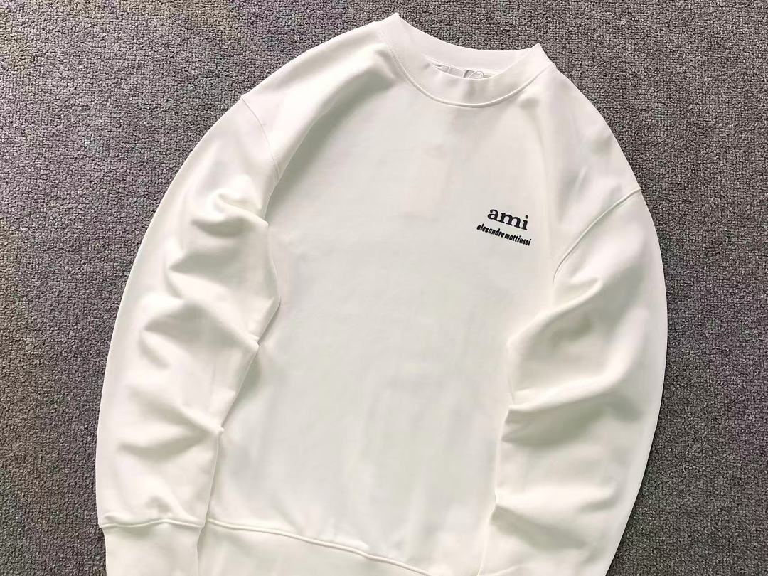 AMI 135 AMI HOODIE 3208164517 (Im 170Cm 60Kg I Wear Size S In The Phot) - Image 8