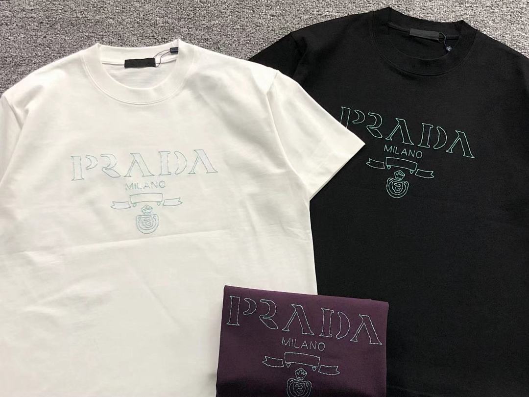 Prada 115 P⭐A⭐A T-SHIRT 510102581 (Im 170Cm 60Kg I Wear Size L In The Phot) - Image 6