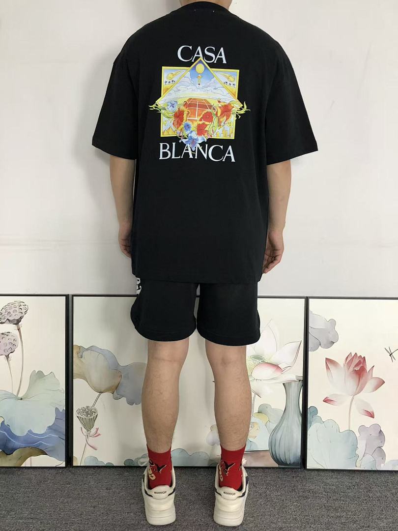 Casablanca 98 CASABLANCA T-SHIRT 5233011127 (Im 170Cm 60Kg I Wear Size L In The Phot) - Image 4