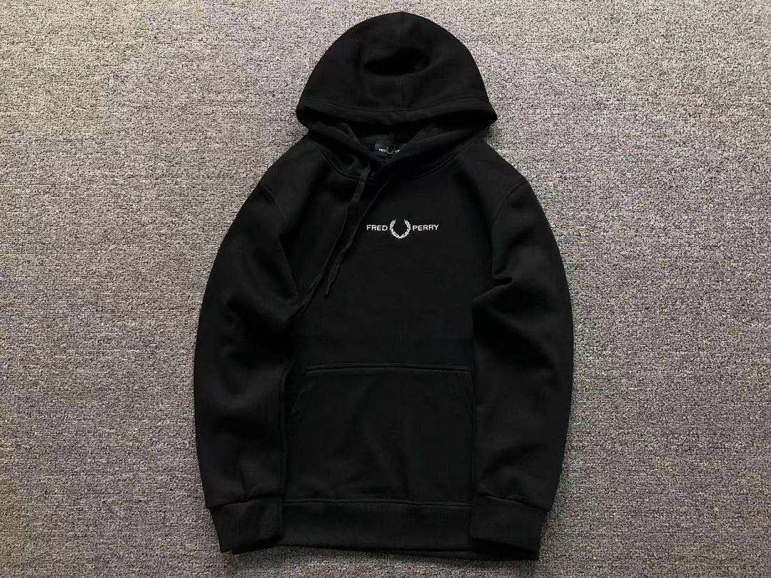 Unbranded 215 FRED PERRY HOODIE 2110212801 (Im 170Cm 60Kg I Wear Size M In The Phot) - Image 9