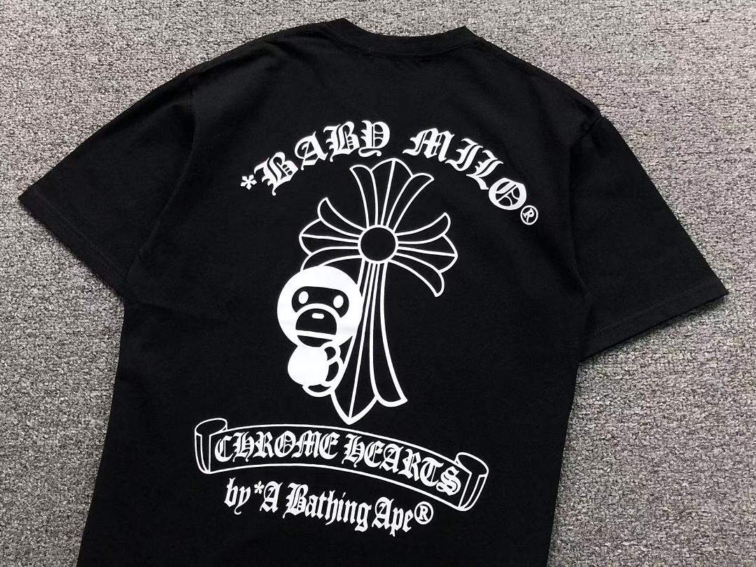 Bape 95 C⭐⭐OME HE⭐⭐TS BAPE T-SHIRT 1261128182 (Im 170Cm 60Kg I Wear Size S In The Phot) - Image 12