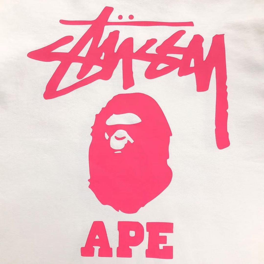 Bape 79 BAPE STUSSY T-SHIRT 411182242 (Im 170Cm 57Kg I Wear Size S In The Phot) - Image 21