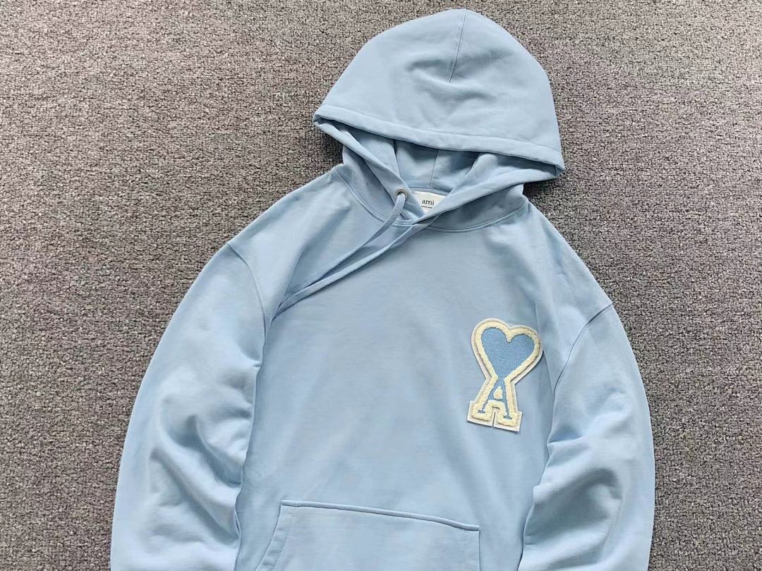 AMI 168 AMI HOODIE 3110170521 (Im 170Cm 60Kg I Wear Size M In The Phot) - Image 21