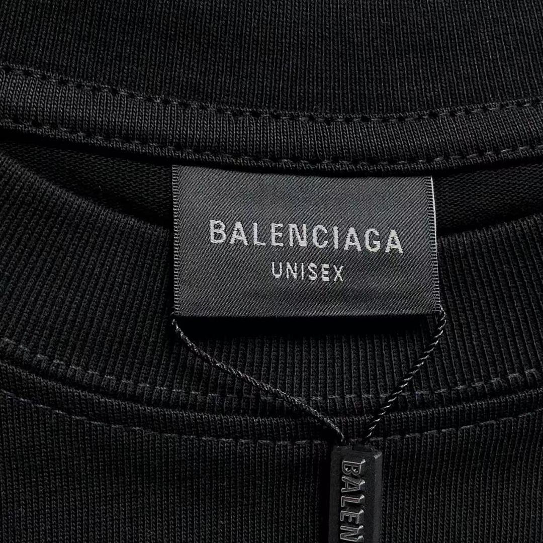 Balenciaga 95 B⭐L⭐⭐⭐IA⭐A T-SHIRT 502171381 (Im 170Cm 57Kg I Wear Size 1 In The Phot) - Image 24