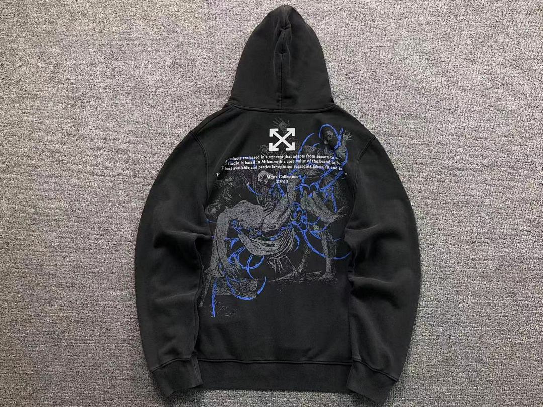 Off-White 195 OFF-WHITE HOODIE 511120419 (Im 170Cm 60Kg I Wear Size M In The Phot) - Image 5