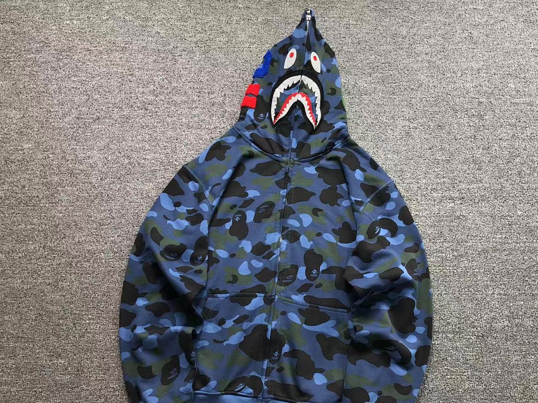 Bape 218 BAPE HOODIE 4111100277 (Im 170Cm 60Kg I Wear Size L In The Phot) - Image 15