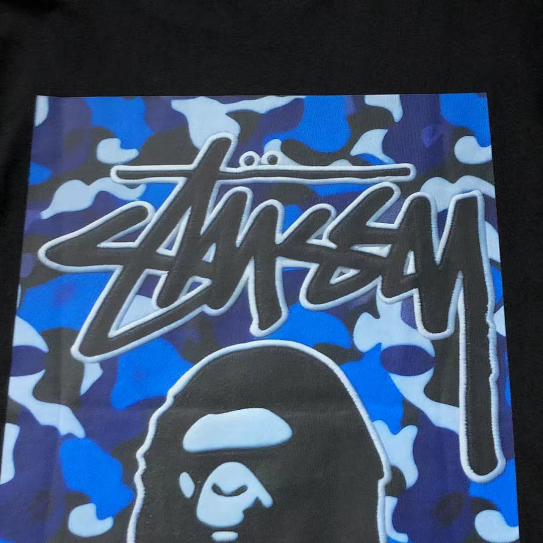 Bape 85 BAPE STUSSY T-SHIRT 3111050421 (Im 170Cm 60Kg I Wear Size M In The Phot) - Image 11
