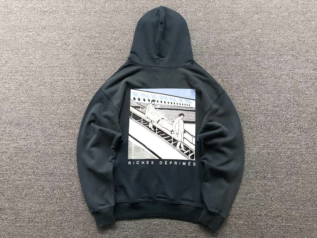 Chanel 138 ENFANTS RICHES DEPRIMES HOODIE 3105032196 (Im 170Cm 60Kg I Wear Size S In The Phot) - Image 5