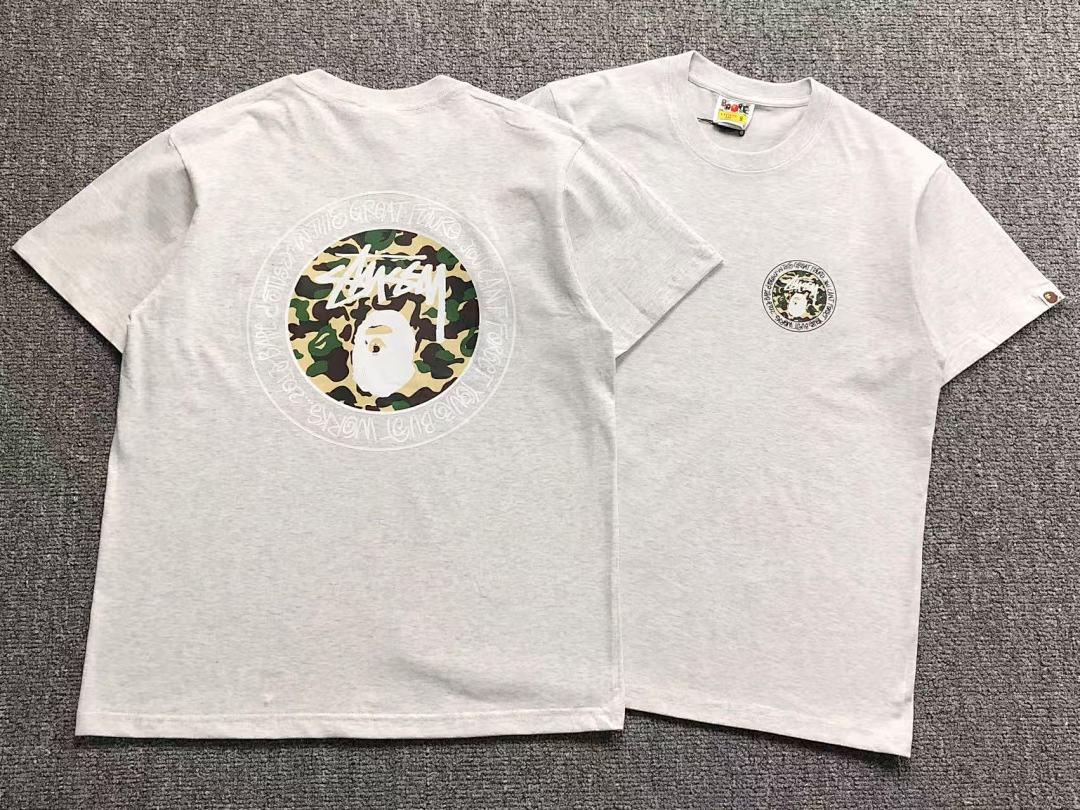 Bape 78 BAPE STUSSY T-SHIRT 1102091242 (Im 170Cm 55Kg I Wear Size S In The Phot) - Image 5