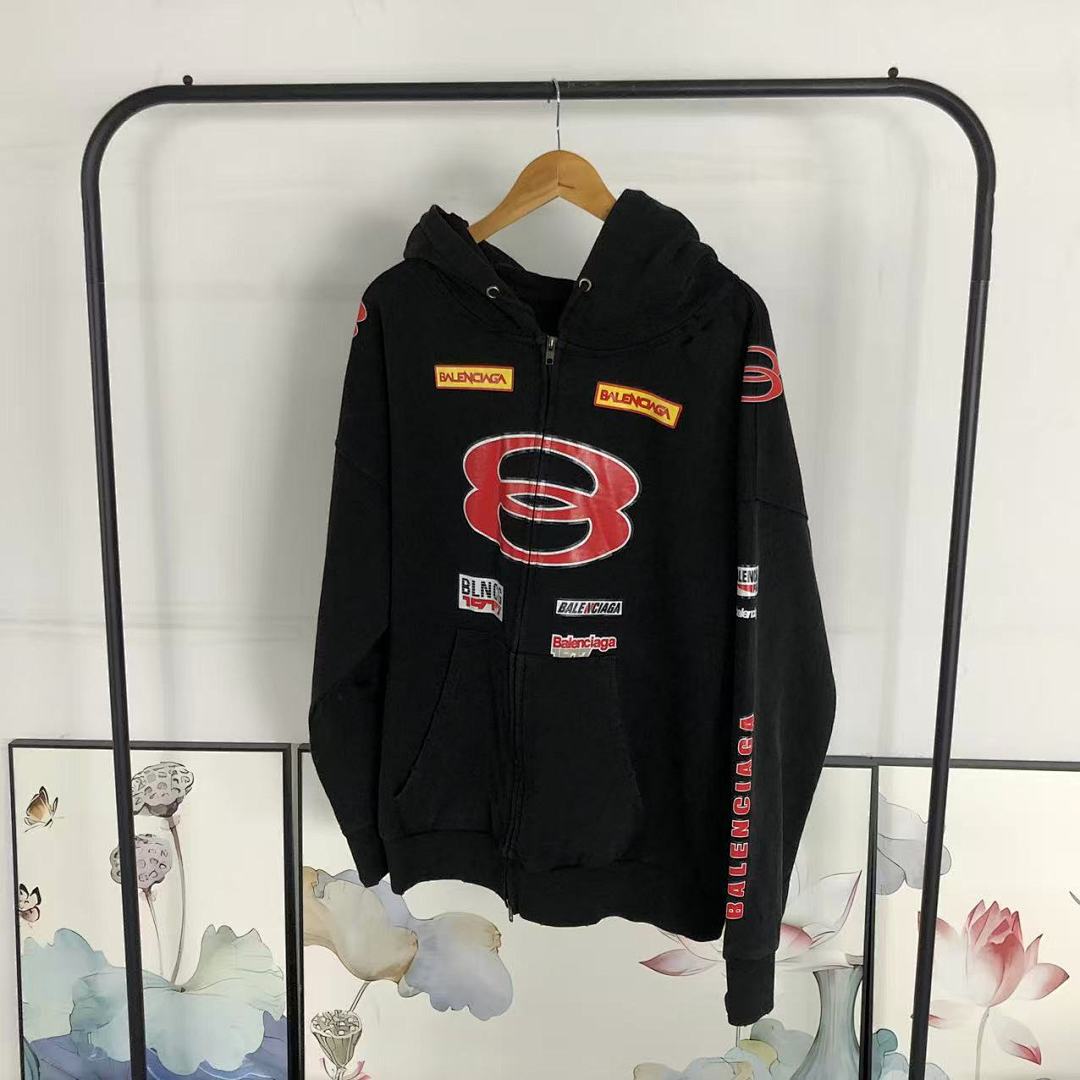 Balenciaga 258 B⭐L⭐⭐⭐IA⭐A HOODIE 5102713136 (Im 170Cm 60Kg I Wear Size S In The Phot) - Image 30