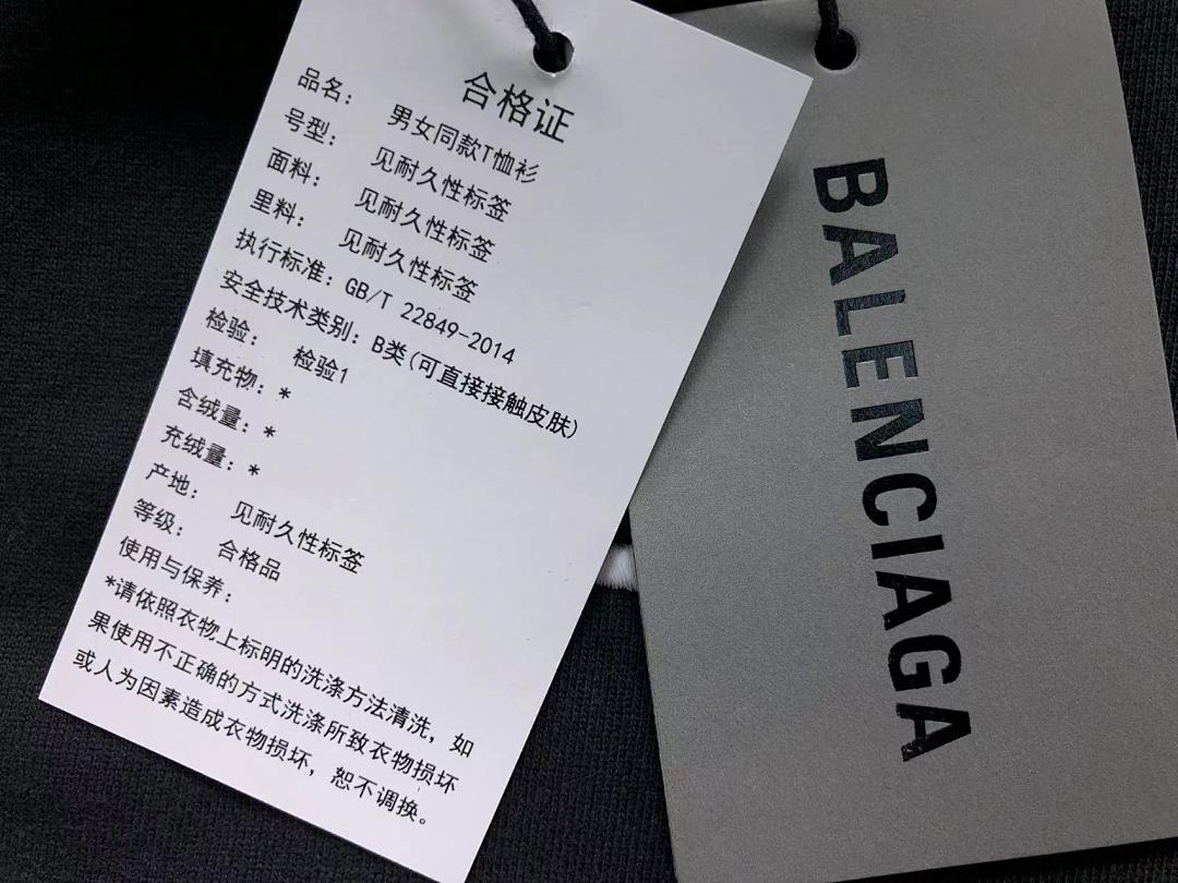 Balenciaga 135 B⭐L⭐⭐⭐IA⭐A T-SHIRT 42040801163 (Im 170Cm 60Kg I Wear Size XS In The Phot) - Image 29