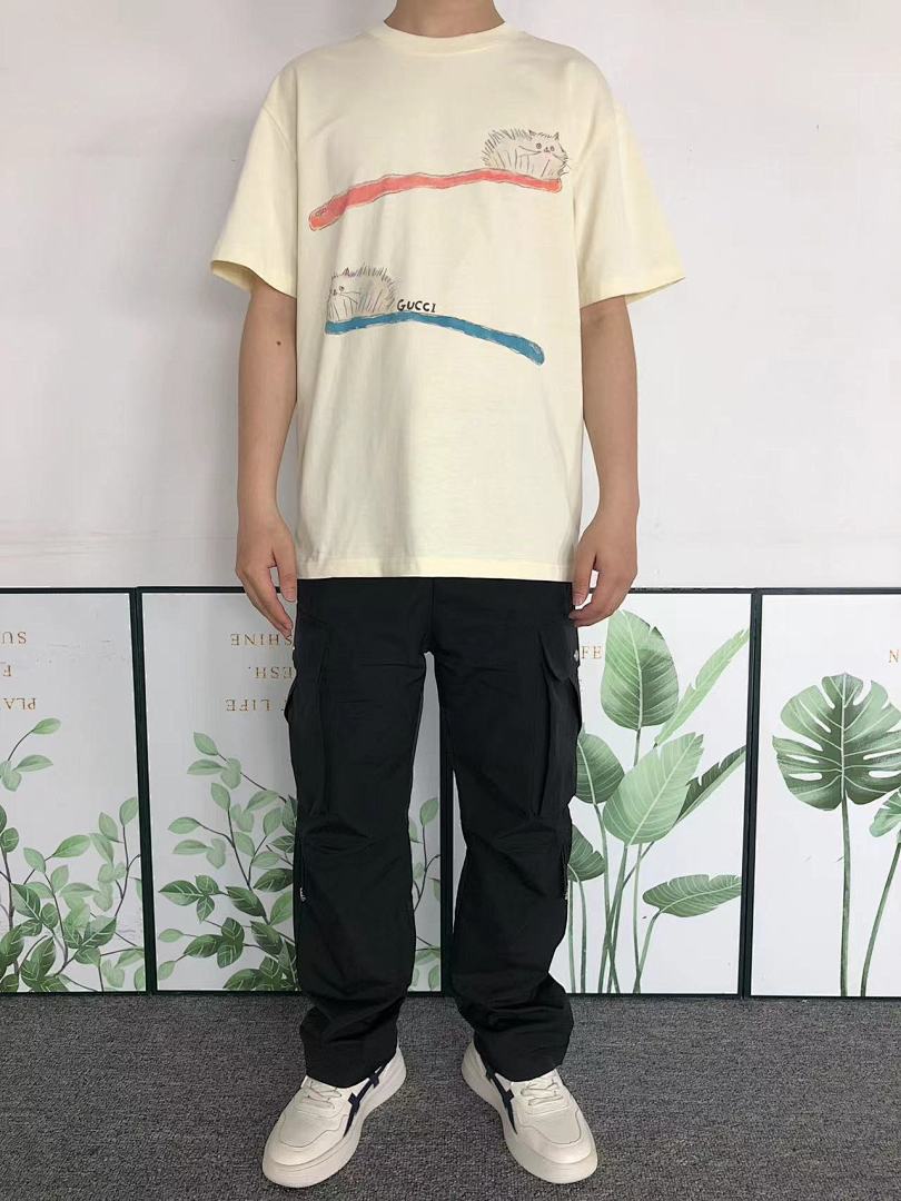 Gucci 85 G⭐C⭐I T-SHIRT 5042621101 (Im 170Cm 60Kg I Wear Size S In The Phot) - Image 3