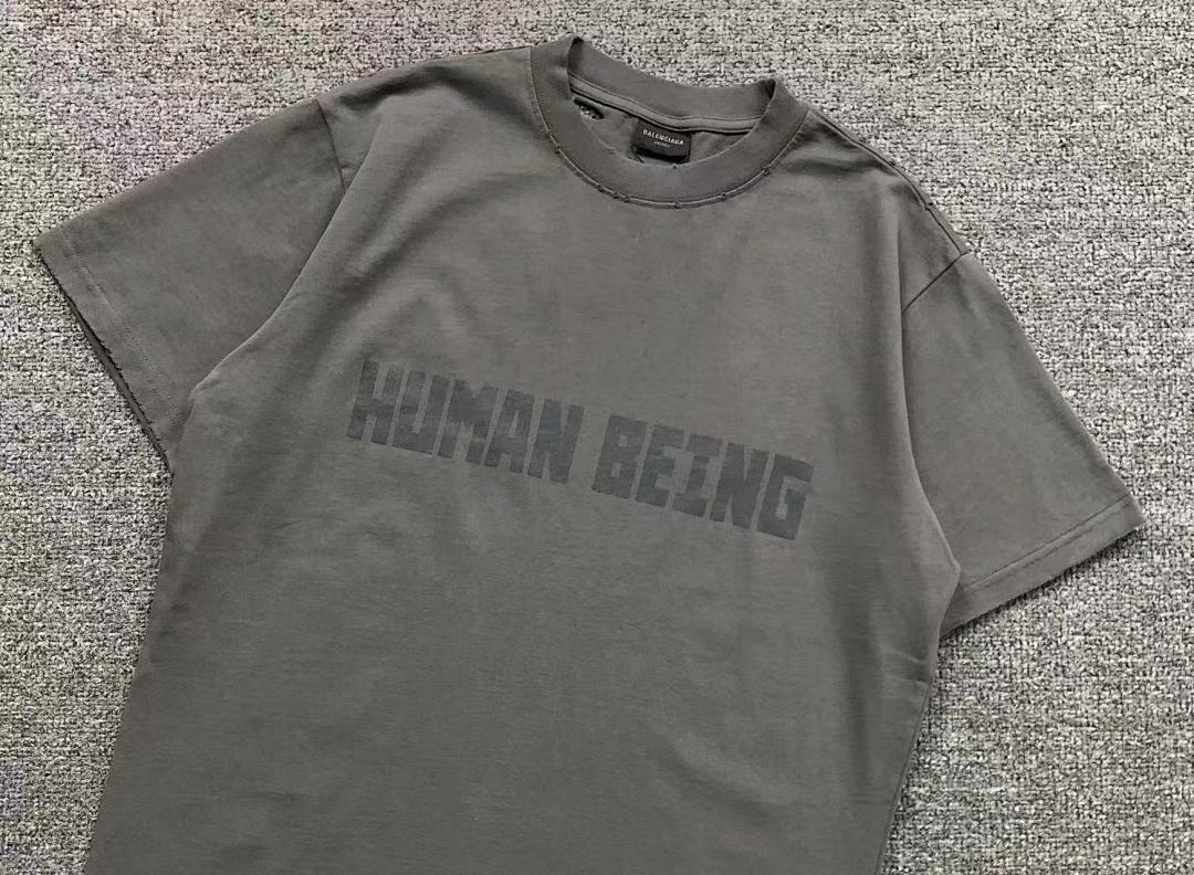 Balenciaga 115 B⭐L⭐⭐⭐IA⭐A T-SHIRT 5212217136 (Im 170Cm 60Kg I Wear Size XS In The Phot) - Image 7