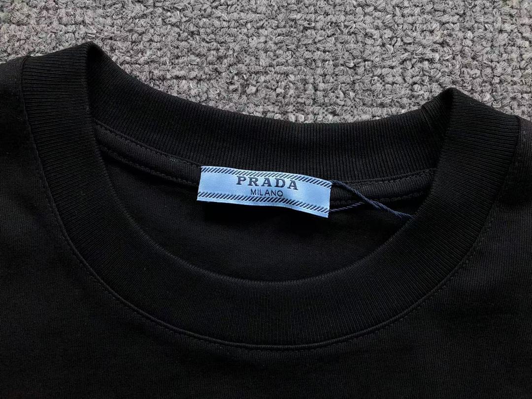 Prada 128 P⭐A⭐A T-SHIRT 56201221 (Im 170Cm 60Kg I Wear Size M In The Phot) - Image 18