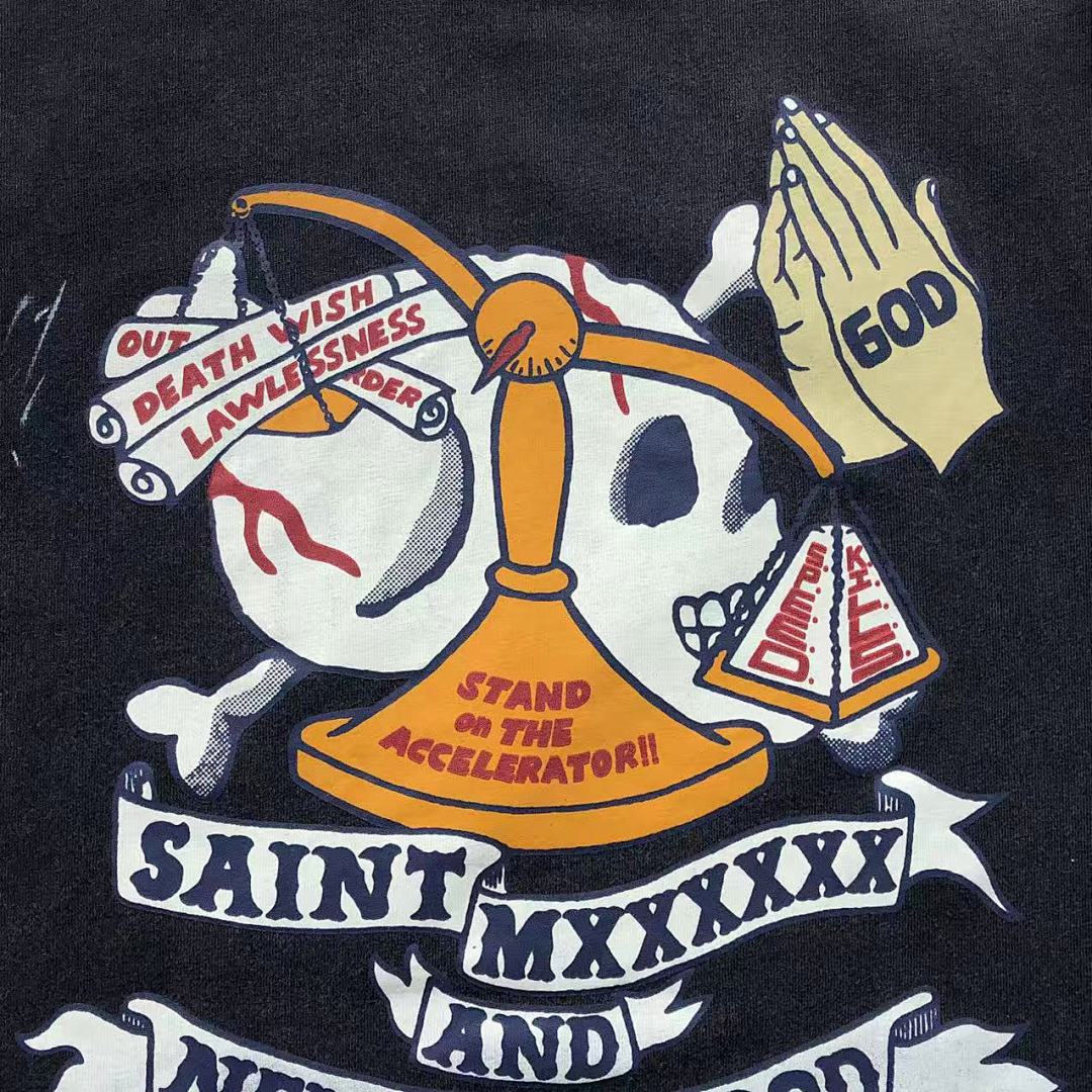 Neighborhood 115 SAINT MICHAEL NEIGHBORHOOD T-SHIRT 3201212417 (Im 170Cm 60Kg I Wear Size S In The Phot) - Image 9