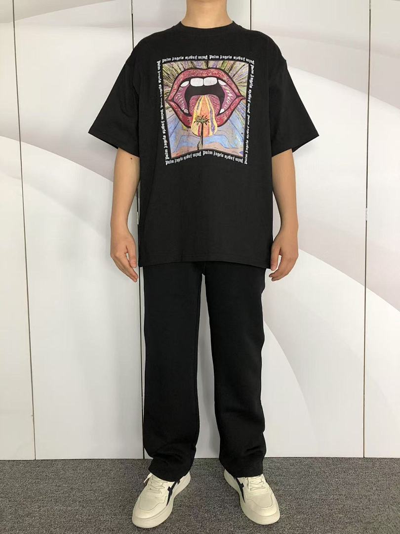 Palm Angels 78 PALM ANGELS T-SHIRT 41070122121 (Im 170Cm 60Kg I Wear Size M In The Phot) - Image 3