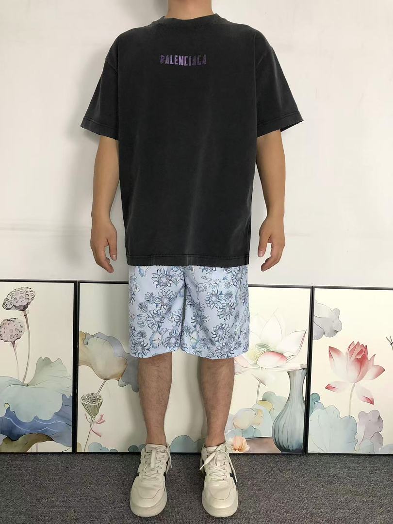 Balenciaga 135 B⭐L⭐⭐⭐IA⭐A T-SHIRT 5260608147 (Im 170Cm 60Kg I Wear Size L In The Phot) - Image 3