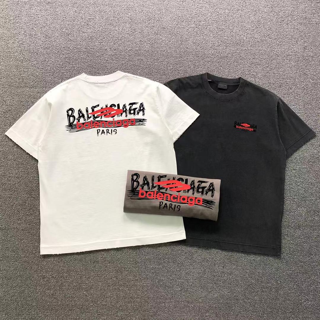 Balenciaga 135 B⭐L⭐⭐⭐IA⭐A T-SHIRT 5260609147 (Im 170Cm 60Kg I Wear Size L In The Phot)