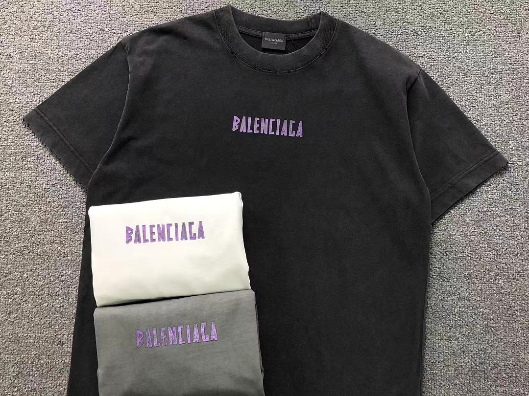 Balenciaga 135 B⭐L⭐⭐⭐IA⭐A T-SHIRT 5260608147 (Im 170Cm 60Kg I Wear Size L In The Phot) - Image 16