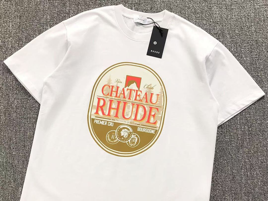 Rhude 105 RHUDE T-SHIRT 412192117 (Im 170Cm 57Kg I Wear Size In M The Phot) - Image 14