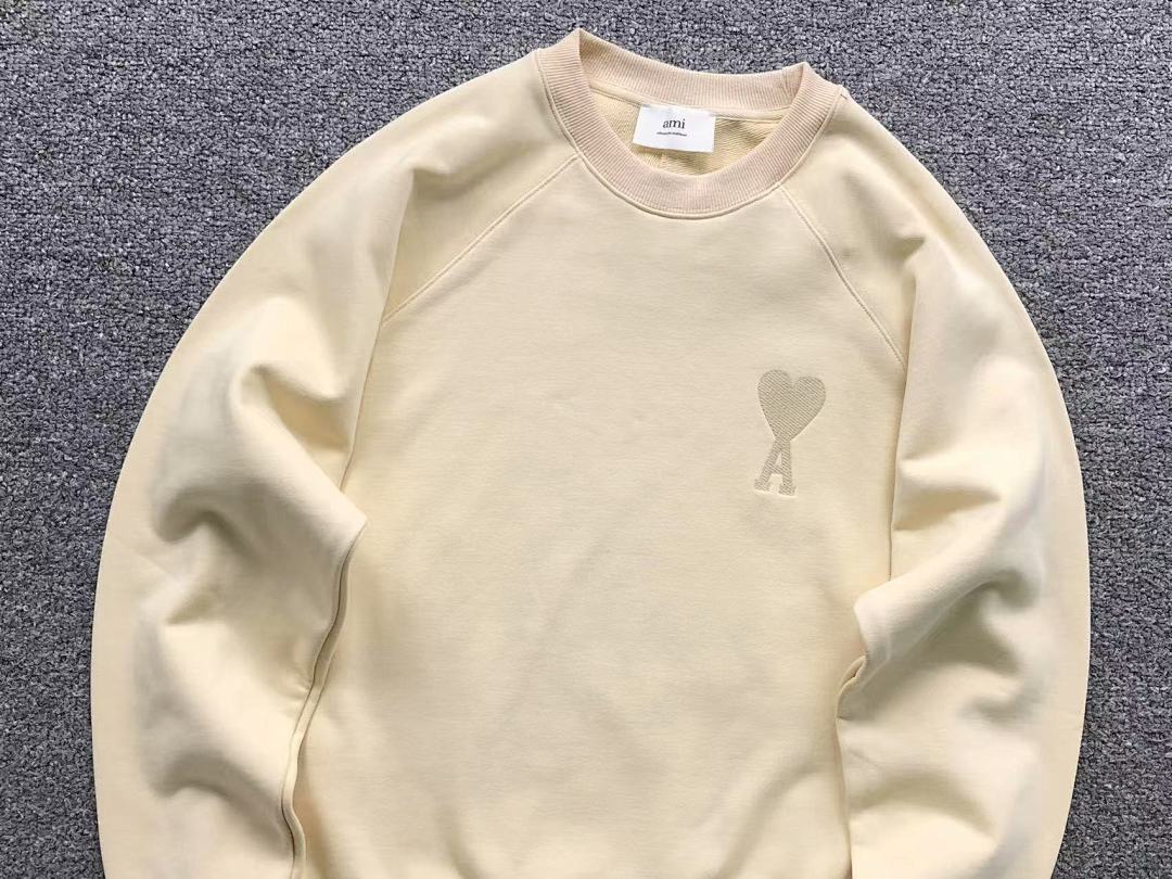 AMI 125 AMI HOODIE 3201080417 (Im 170Cm 60Kg I Wear Size M In The Phot) - Image 9