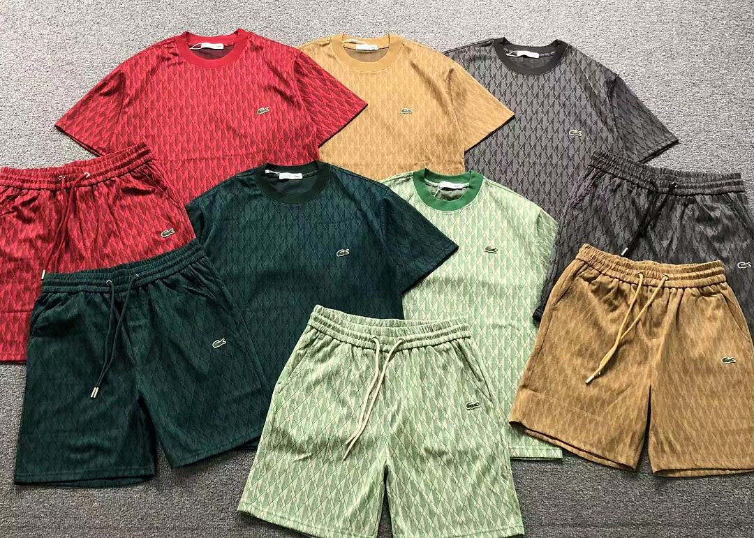 Unbranded 168 LACOSTE T-SHIRT SHORTS 3206101620 (Im 170Cm 60Kg I Wear Size L In The Phot) - Image 8