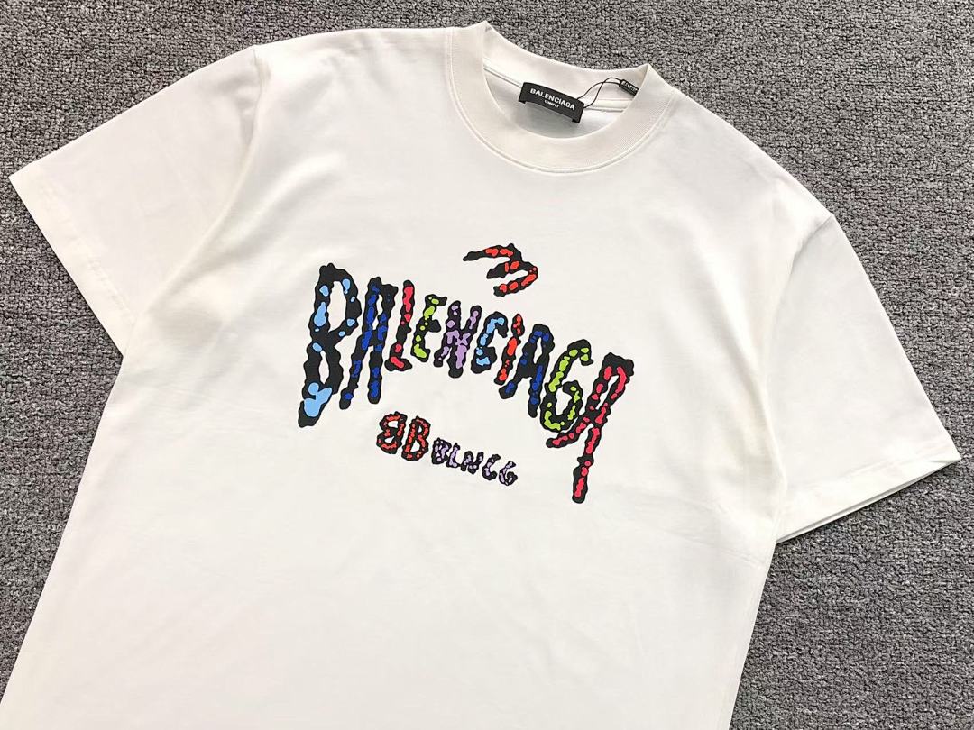 Balenciaga 108 B⭐L⭐⭐⭐IA⭐A T-SHIRT 41081919133 (Im 170Cm 60Kg I Wear Size S In The Phot) - Image 9