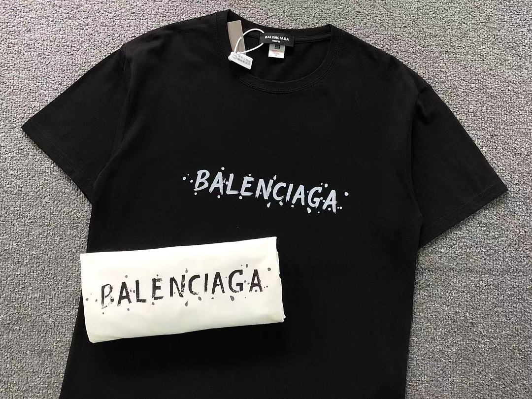 Balenciaga 115 B⭐L⭐⭐⭐IA⭐A T-SHIRT 22051316172 (Im 170Cm 60Kg I Wear Size M In The Phot) - Image 17