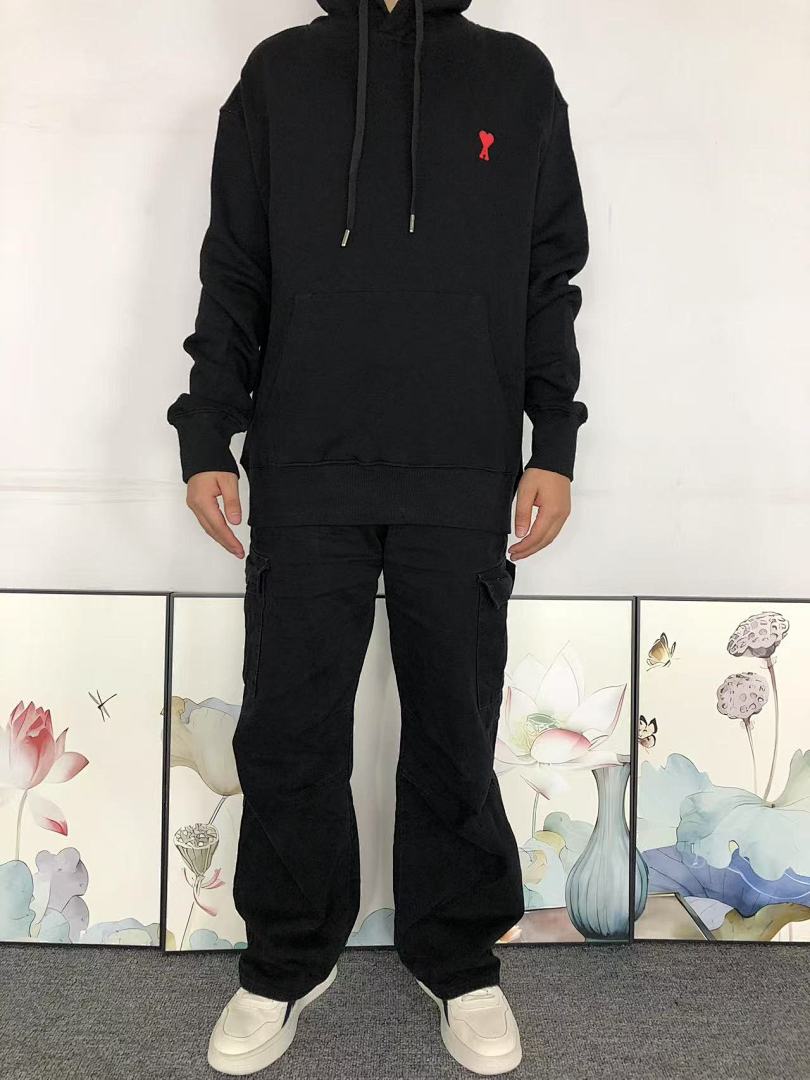 AMI 118 AMI HOODIE 57281888 (Im 170Cm 60Kg I Wear Size M In The Phot) - Image 4