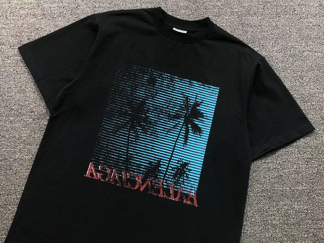 Balenciaga 118 B⭐L⭐⭐⭐IA⭐A T-SHIRT 42061325156 (Im 170Cm 60Kg I Wear Size 1 In The Phot) - Image 7