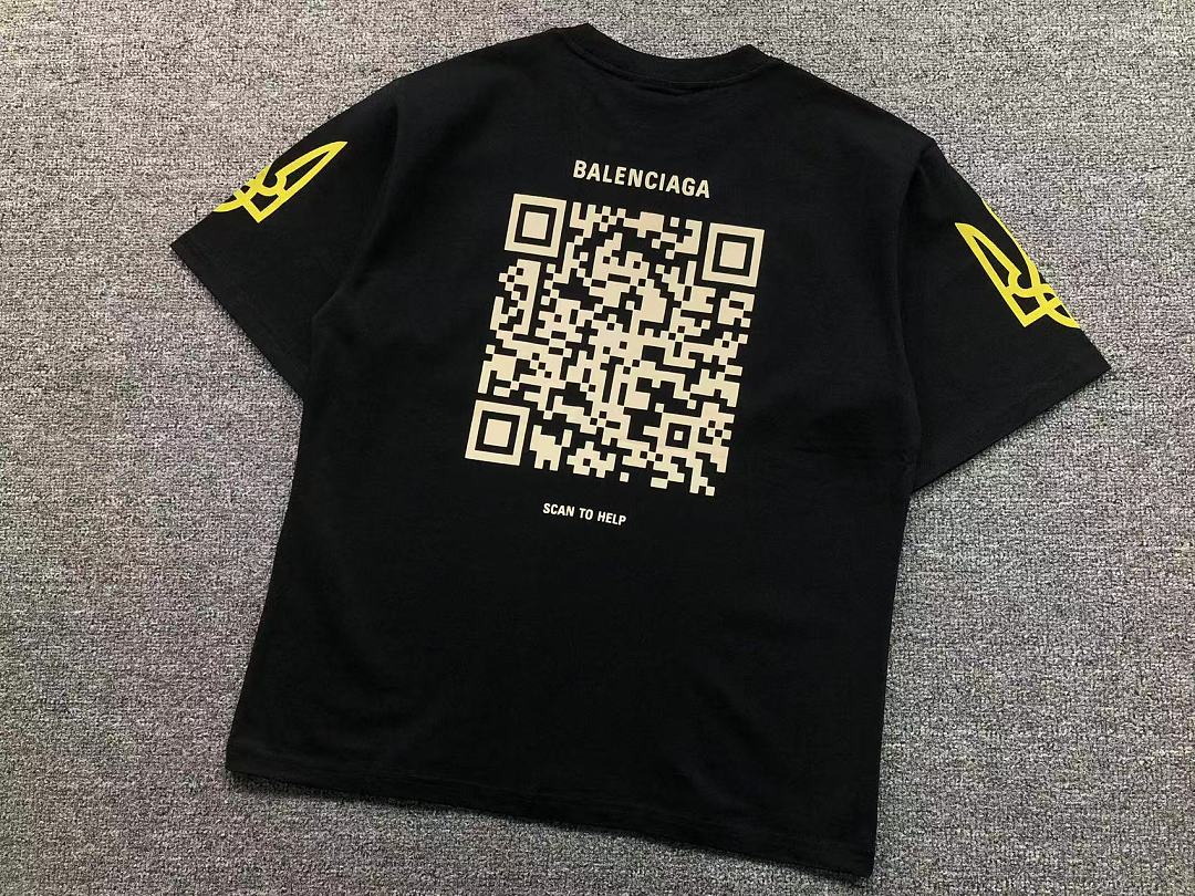 Balenciaga 125 B⭐L⭐⭐⭐IA⭐A T-SHIRT 42042407163 (Im 170Cm 60Kg I Wear Size XS In The Phot) - Image 10