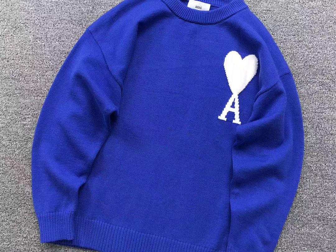 AMI 148 AMI SWEATER 212190117 (Im 170Cm 57Kg I Wear Size S In The Phot) - Image 9