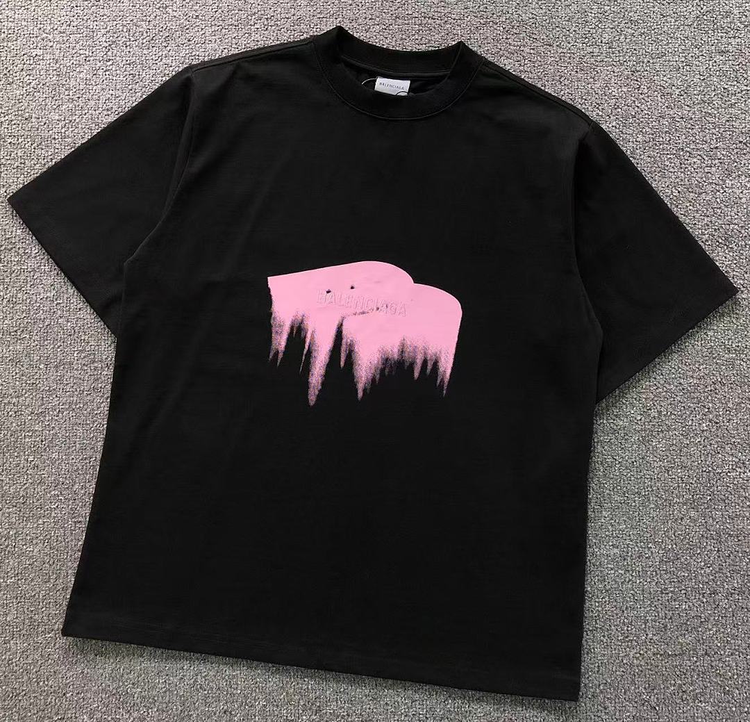Balenciaga 125 B⭐L⭐⭐⭐IA⭐A T-SHIRT 42060510163 (Im 170Cm 60Kg I Wear Size XS In The Phot)