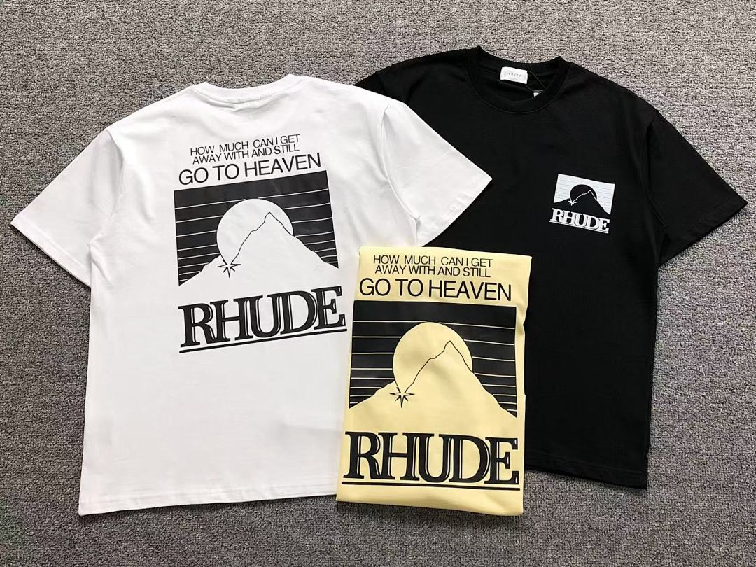 Rhude 98 RHUDE T-SHIRT 3204071817 (Im 170Cm 60Kg I Wear Size S In The Phot) - Image 5