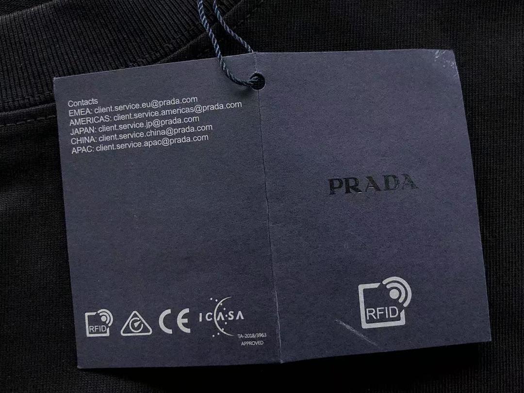 Prada 95 P⭐A⭐A T-SHIRT 56240881 (Im 170Cm 60Kg I Wear Size M In The Phot) - Image 24