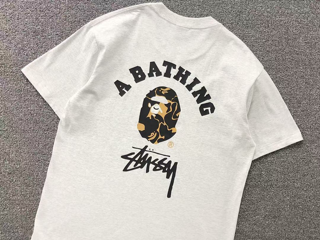 Bape 85 STUSSY BAPE T-SHIRT 3104111731 (Im 170Cm 60Kg I Wear Size M In The Phot) - Image 12
