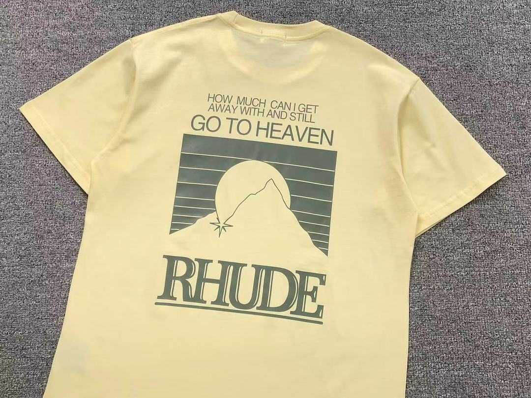 Rhude 105 RHUDE T-SHIRT 3208060717 (Im 170Cm 60Kg I Wear Size S In The Phot) - Image 12